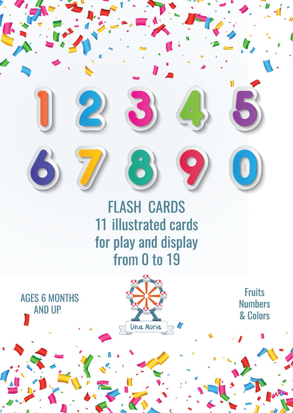 Flash Cards - Numbers- iNMente UnaNoria