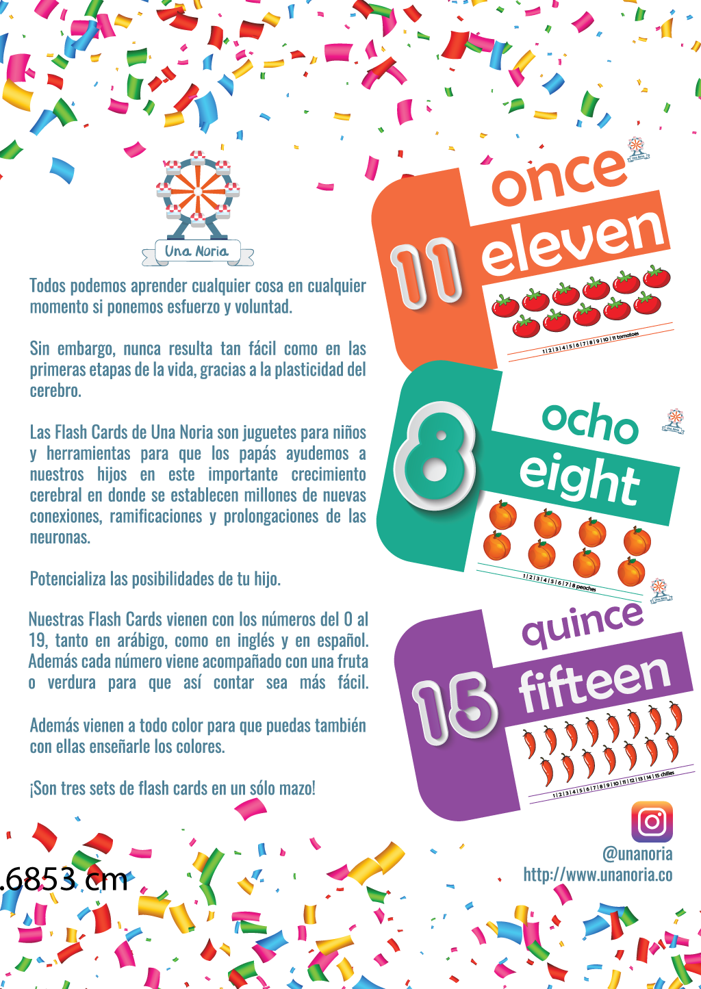 Flash Cards - Numbers- iNMente UnaNoria