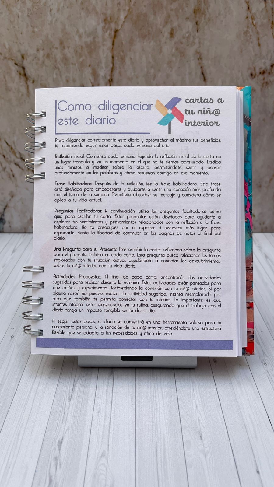 Diario Cartas al niño interior - Innerchild - iNMente Agendagram