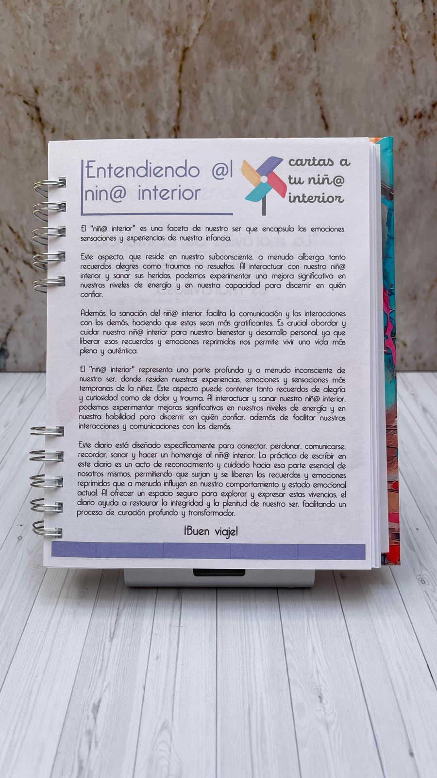 Diario Cartas al niño interior - Innerchild - iNMente Agendagram