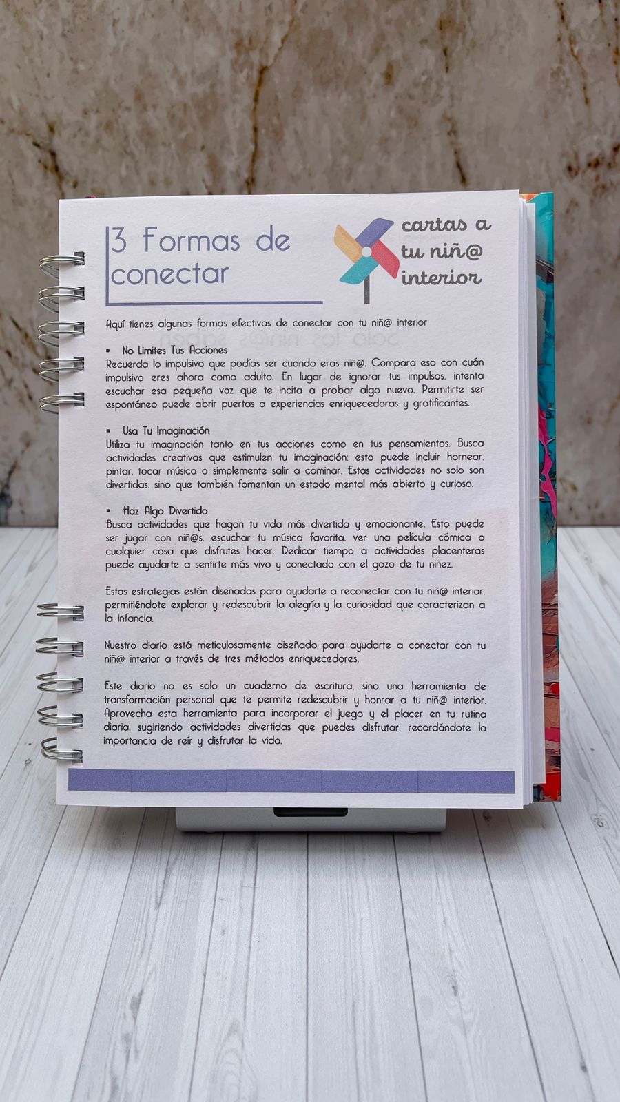 Diario Cartas al niño interior - Innerchild - iNMente Agendagram