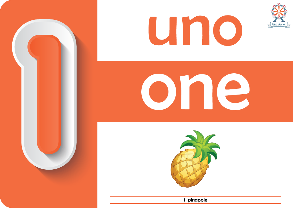 Flash Cards - Numbers- iNMente UnaNoria