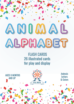 Flash Cards - Animal Alphabet  iNMente UnaNoria