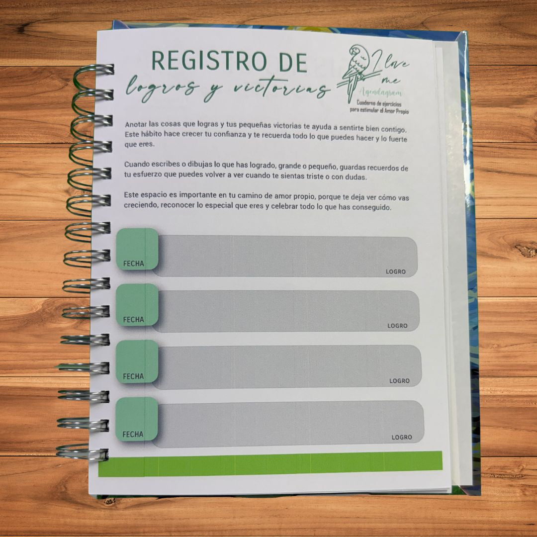 Momento de conexión: Padre e hija compartiendo las actividades del diario emocional iNMente.