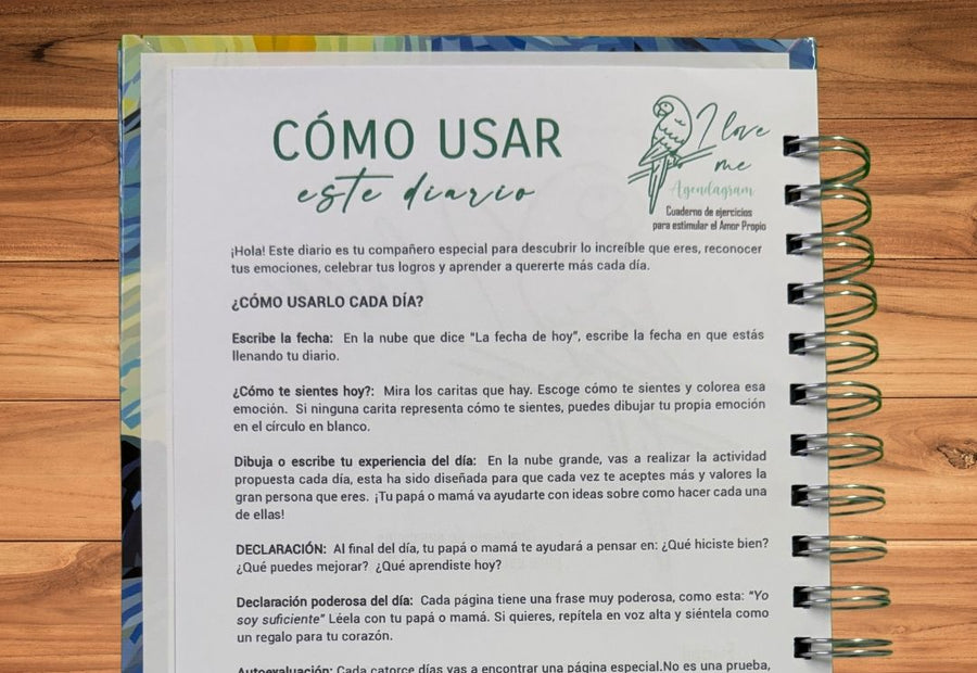 Cuaderno de ejercicios de psicología positiva para el hogar y el aula.