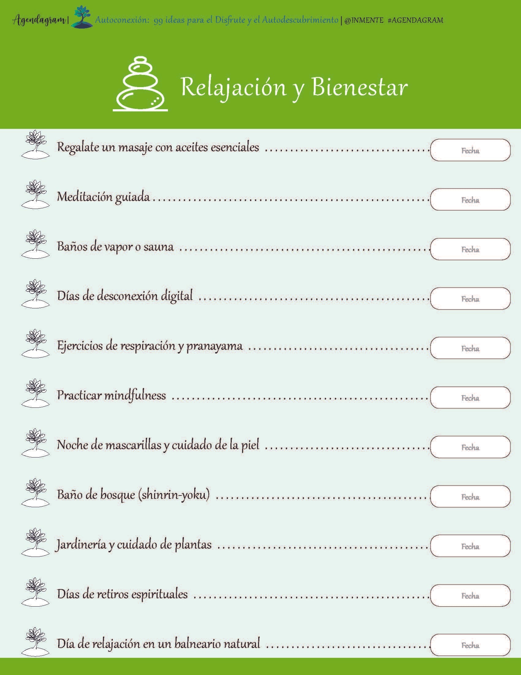 Autoconexión: 99 Ideas para el Disfrute y el Autodescubrimiento (Diario Digital de actividades invidual)