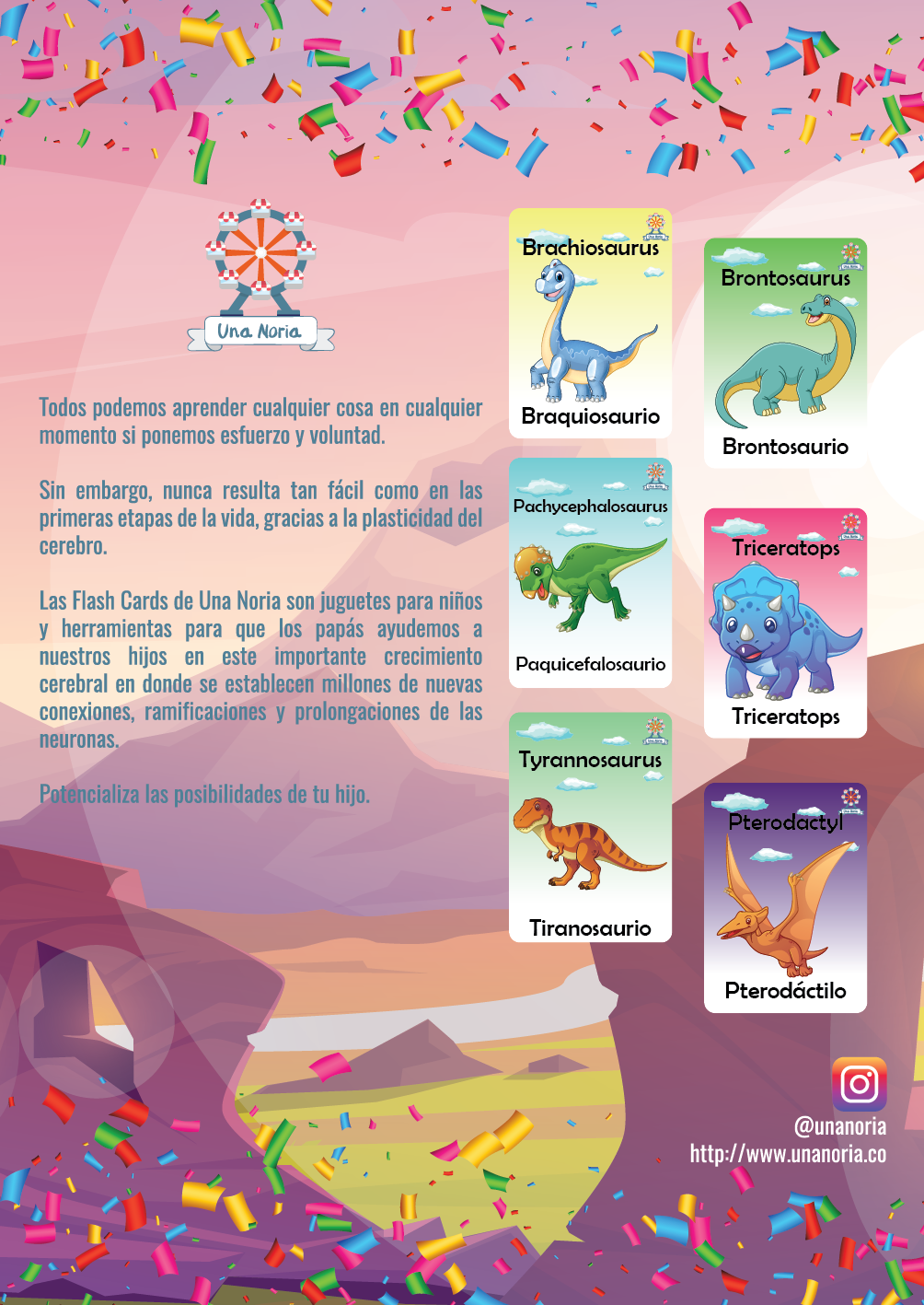 Flash Cards - Dinosaurs