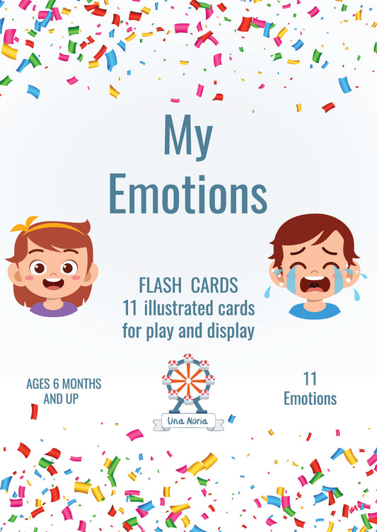 Flash Cards - My Emotions-  iNMente UnaNoria