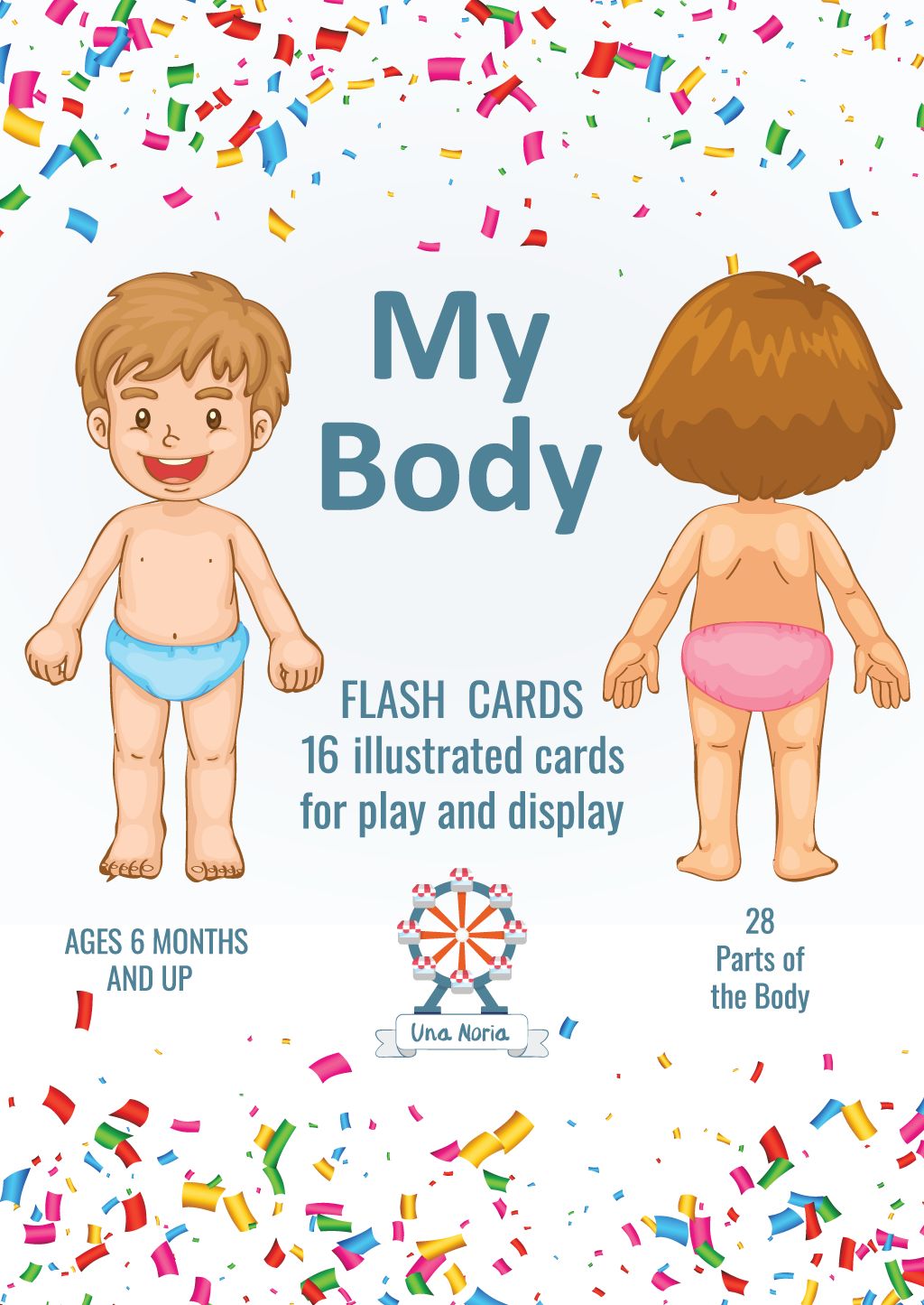 Flash Cards - My Body-  iNMente UnaNoria