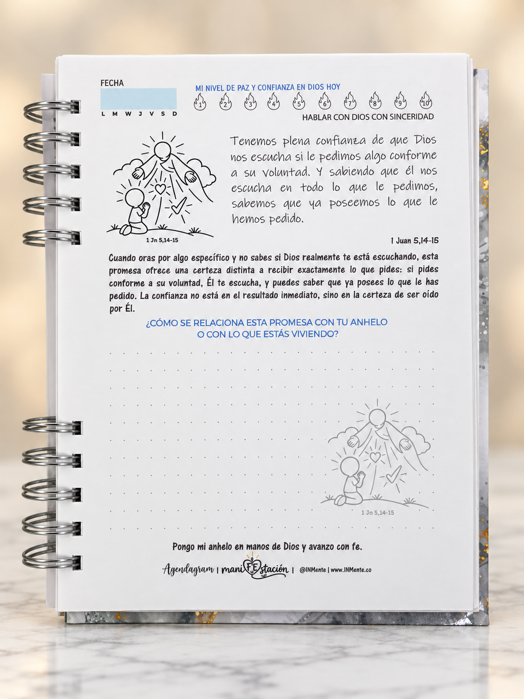 Diario de Manifestación - 100 días para poner tus anhelos en manos de Dios