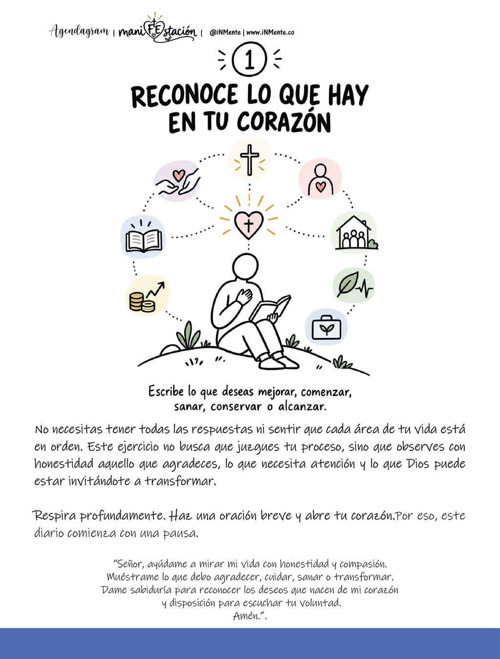 Diario de Manifestación Digital - Devocional - iNMente Agendagram