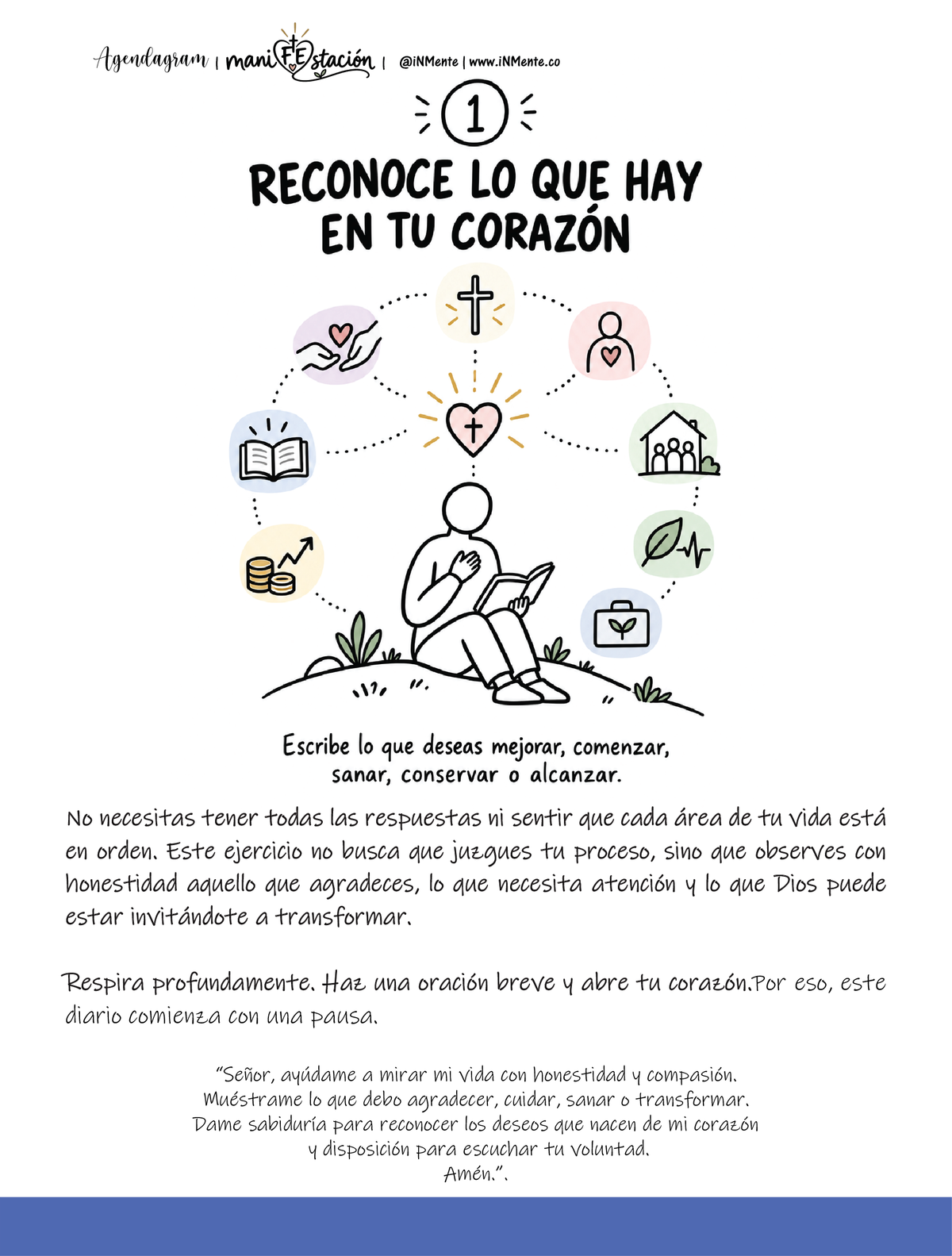 Diario de Manifestación Digital - Devocional - iNMente Agendagram