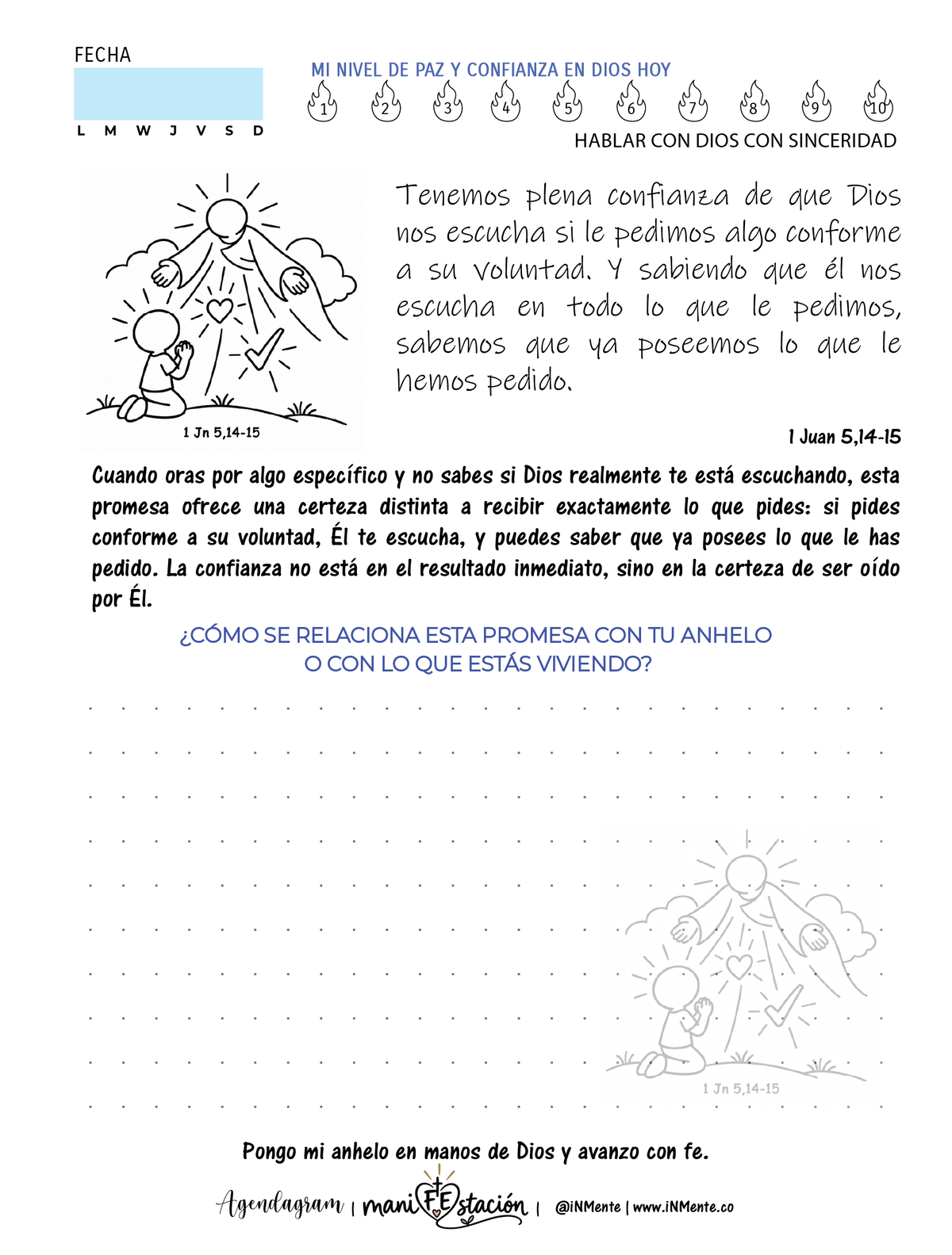 Diario de Manifestación Digital - Devocional - iNMente Agendagram