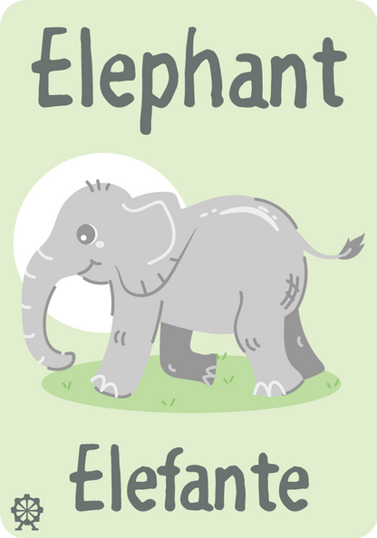 Flash Cards - Animal Alphabet  iNMente UnaNoria