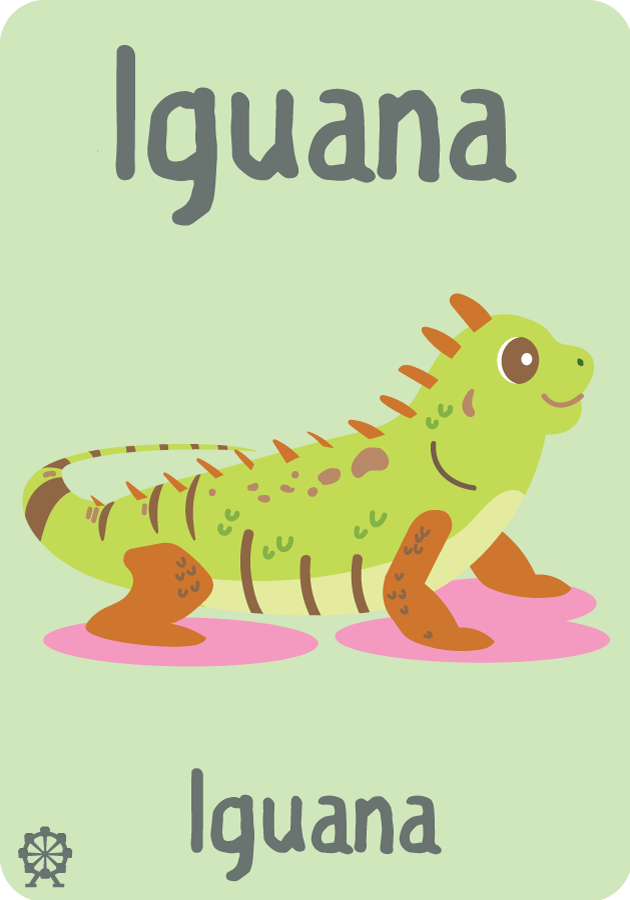 Flash Cards - Animal Alphabet  iNMente UnaNoria