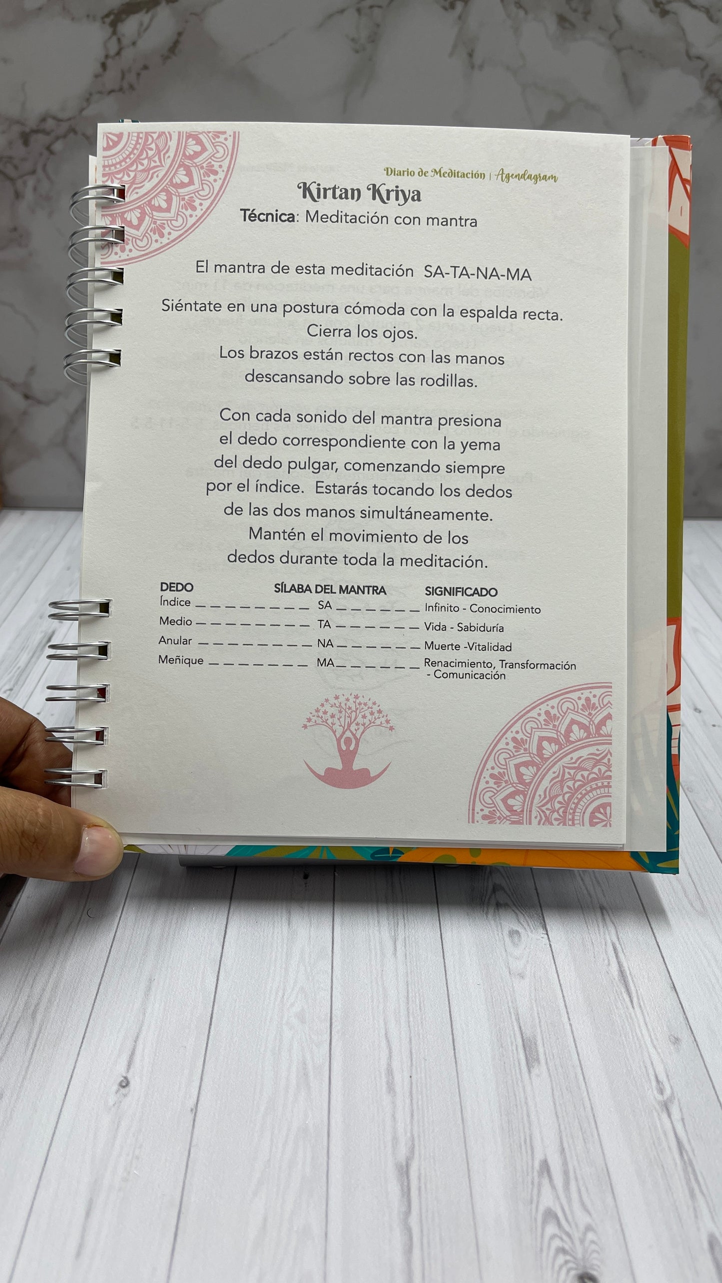 Diario de Meditación - iNMente Agendagram