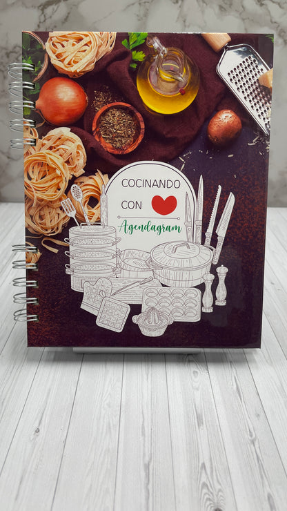 Recetario Cocinando con Amor -  iNMente Agendagram