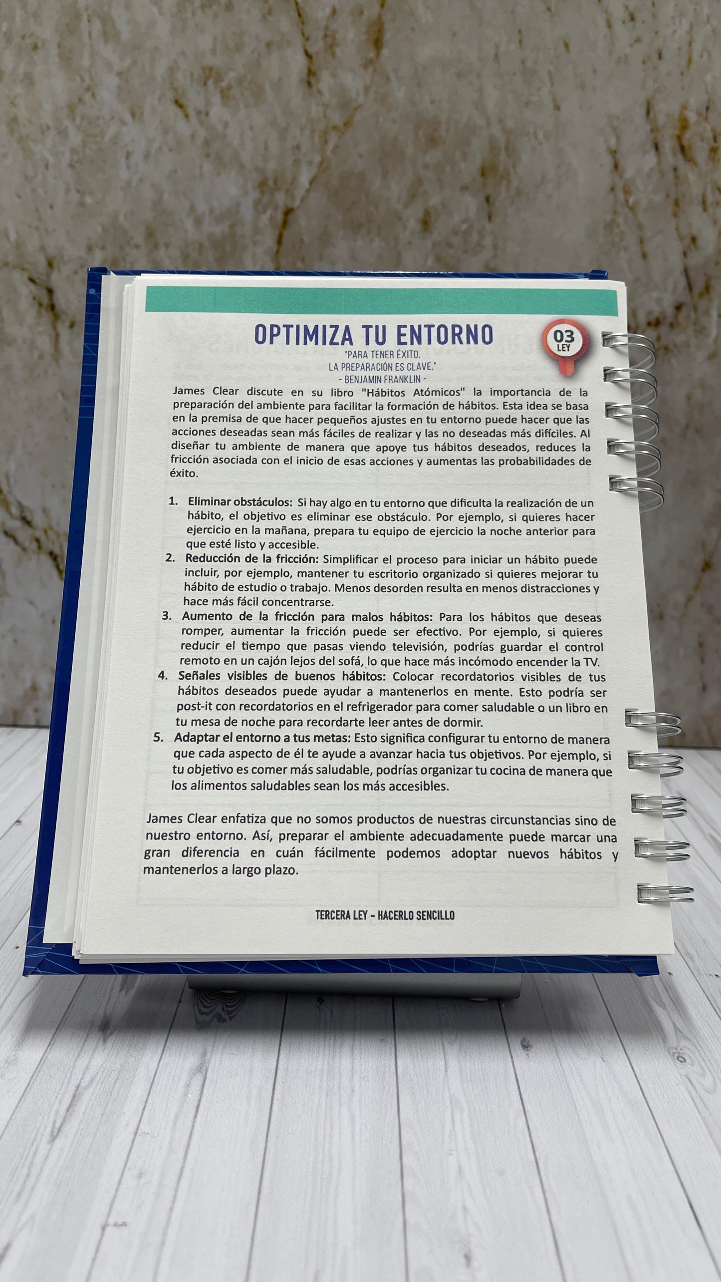 Diario Pasos Atómicos - Cambios Pequeños, Grandes Resultados