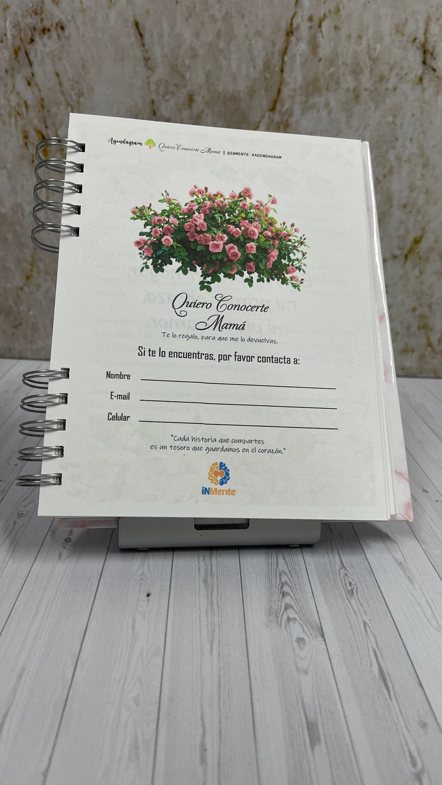 Quiero Conocerte Mamá -  iNMente Agendagram