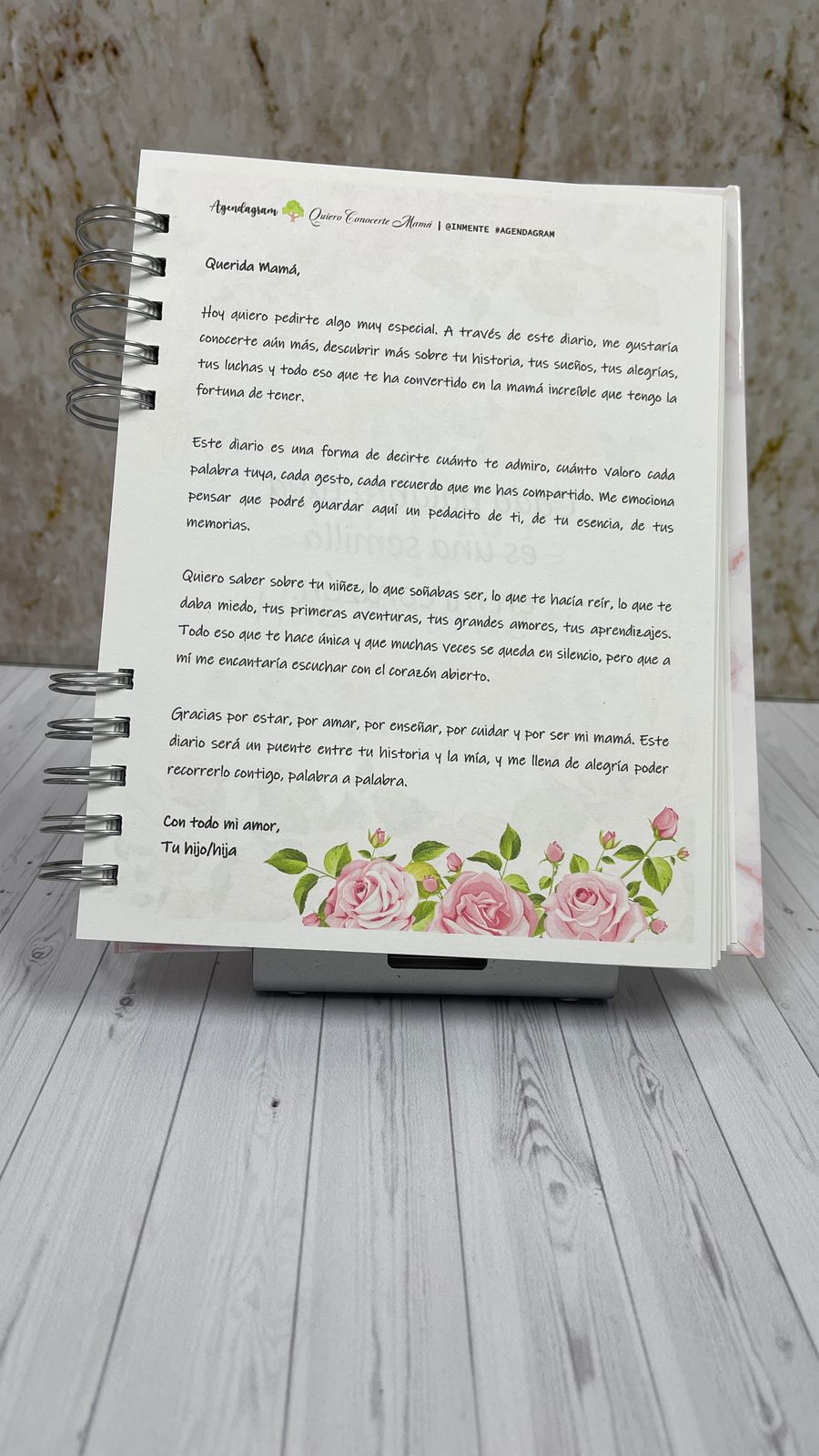 Quiero Conocerte Mamá -  iNMente Agendagram